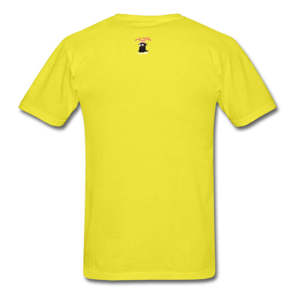 Let God Fight Your Battle"s Men's T-Shirt - yellow