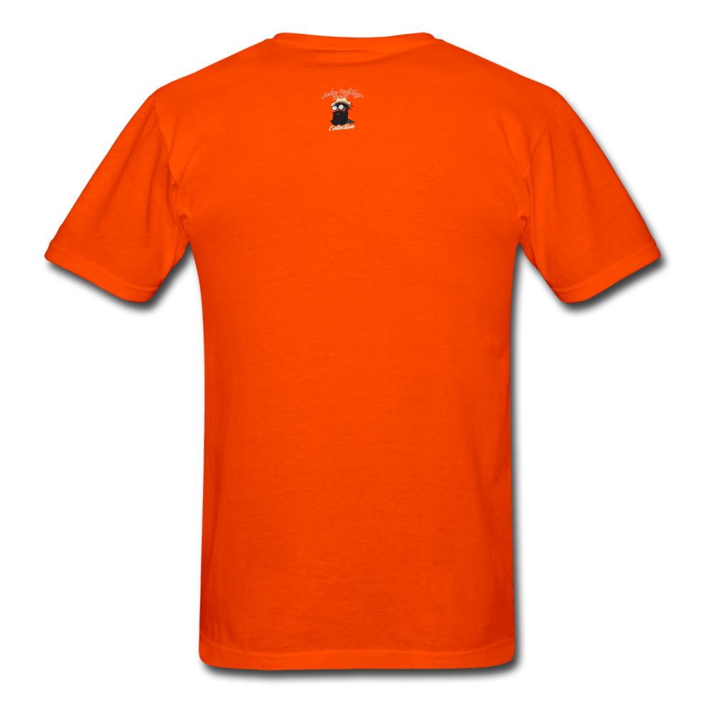 Let God Fight Your Battle"s Men's T-Shirt - orange