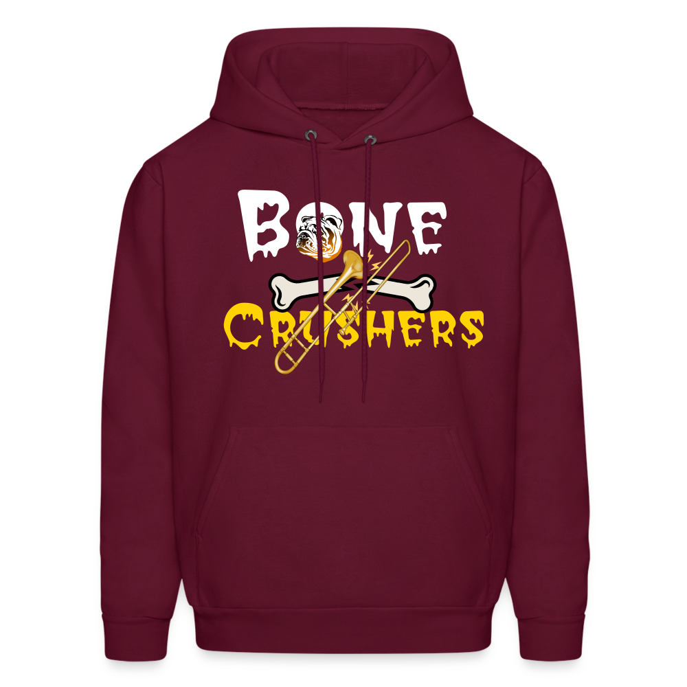 Bone Crushers Men's Hoodie - burgundy